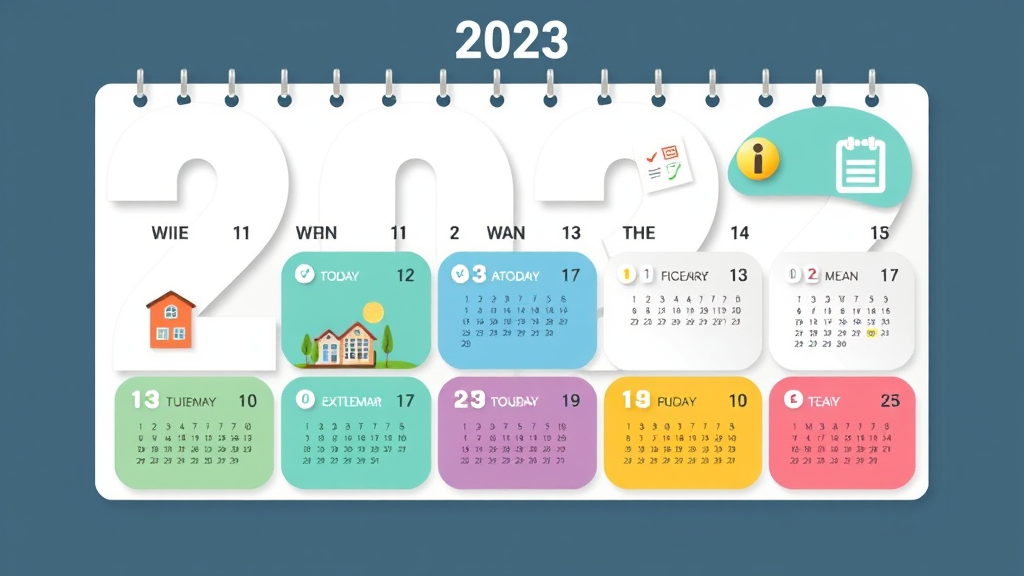 2023년 청약 일정 캘린더 청약 정보 및 비교 가이드