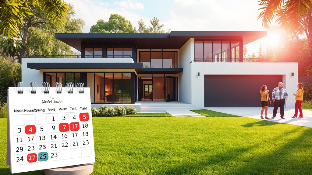 모델하우스 오픈 일정 및 이벤트 정보 총정리