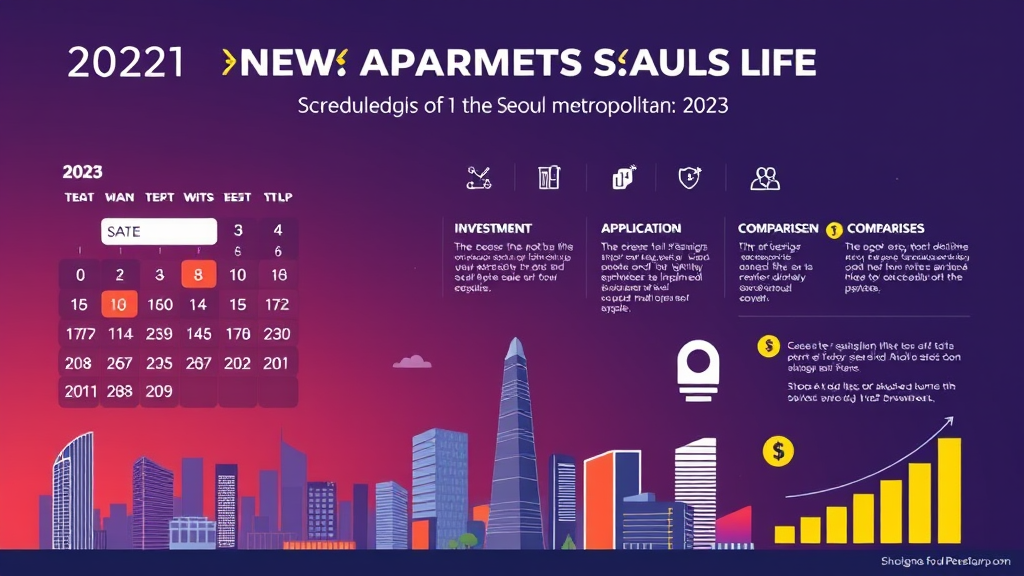 2023년 수도권 신규 아파트 분양 일정과 정보 안내