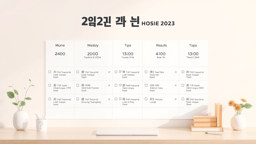 2023년 청약 일정 캘린더 확인 및 준비 방법