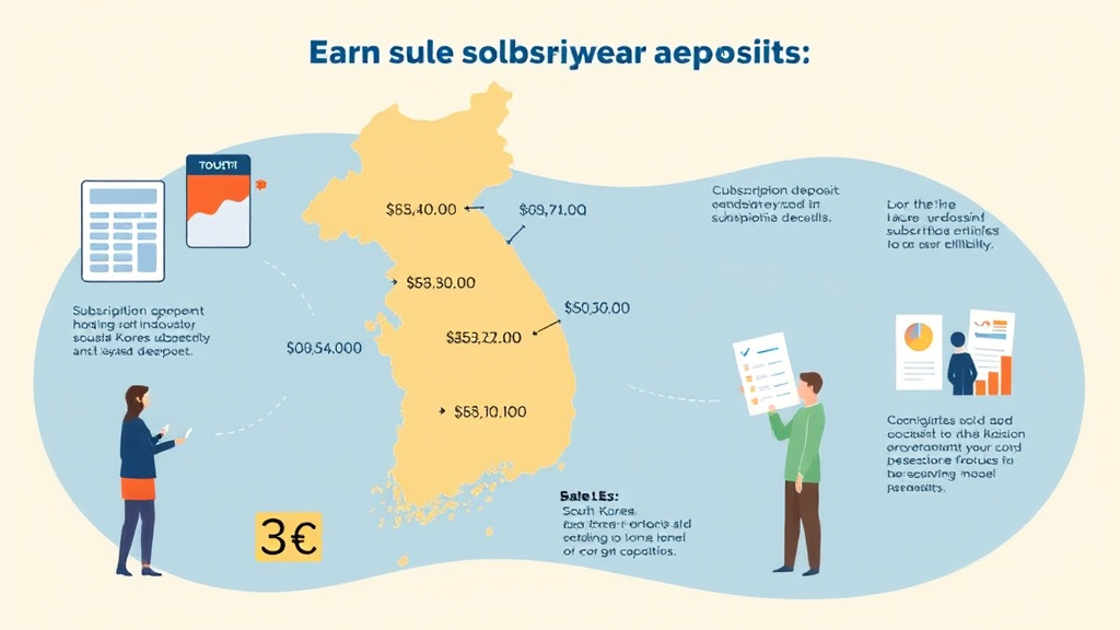 청약 예치금 지역별 기준 및 계산 방법