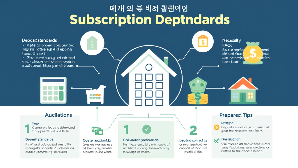 청약 예치금 기준과 계산 방법 완벽 가이드
