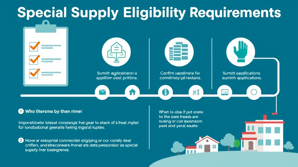 특별공급 자격 요건 및 신청 방법 안내